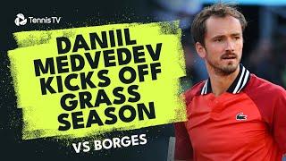 Daniil Medvedev Begins 2024 Grass Season vs Borges  Halle 2024 Highlights