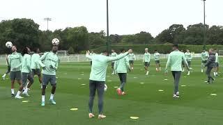 Tottenham Training Today  Warm Up + Activation Drills With Ball