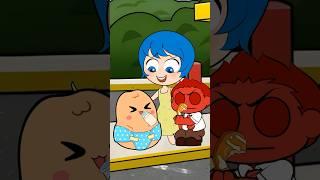 Inside Out 2 Joy Share Food with The Others #shorts #animation