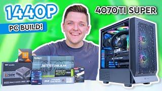 Best 1440p Gaming PC Build 2024  Ryzen 7800X3D & RTX 4070 Ti Super