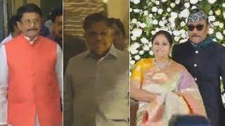 Tollywood Celebrities Visuals At Jayasudha Son Nihar Kapoor Wedding Reception  Allu Aravind  DC