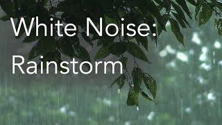 Rainstorm Sounds for Relaxing Focus or Deep Sleep  Nature White Noise  8 Hour Video