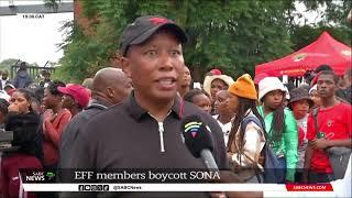 SONA 2024  EFF members boycott SONA