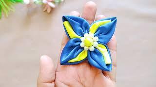 How to make silk Fabric Flowers _ Flower Craft70