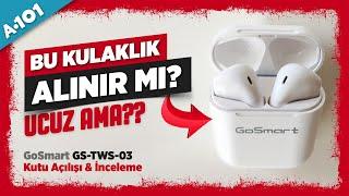 A101deki GARİP KULAKLIK  GoSmart GS-TWS-03 Bluetooth Kulaklık Modelini Aldım  İNCELEME