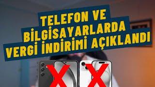 Telefon ve bilgisayarlarda vergi indirimi açıklandı - Bütün detaylar - Hangi telefonlar alınır?