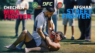 Chechen MMA-Fighter vs. Afghan STREETFIGHTER  Full Fight  DFC