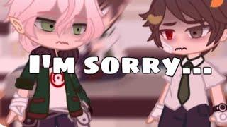 I’m sorry Komahina fluff or Angst idk  Gacha club dr2