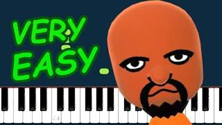 Mii Channel Theme - VERY EASY Piano Tutorial for Beginners