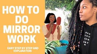 HOW TO DO MIRROR 🪞 WORK STEP BY STEP FOR BEGINNERS WITH LAW OF ATTRACTION