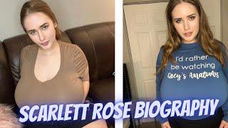 Scarlett rose biography   Big busty model  Natural big size model   @24curvyplusupdate47 ​