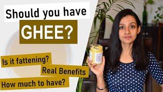 GHEE - REAL HEALTH BENEFITS and HOW MUCH GHEE to Eat per day?