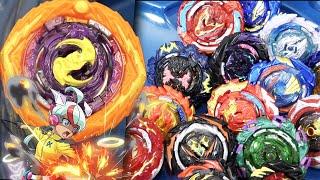 QUADRA & PANDORA STOMPS?  Lightning Pandora Endless VS QuadDrive & QuadStrike Beys  Beyblade Burst