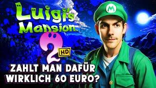 Sind 60 EURO für LUIGIS MANSION 2 HD zu teuer?  Der SWITCH-PORT vom 3DS-ORIGINAL im Check