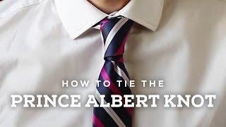 How to Tie A Prince Albert Necktie Knot