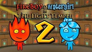 Fireboy and Watergirl 2 The Light Temple Walkthrough - All Levels 1-40 Full HD