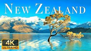 New Zealand NATURE in 4K UHD with Relaxing Piano Music