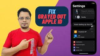 5 Ways to Fix Apple ID Grayed Out in Settings on iPhone & iPad 2024