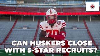 Can Nebraska football close with multiple 5-stars visiting?