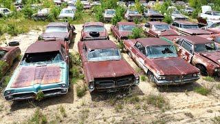 70s NJ Junkyard TOUR - Parts or Complete Cars Rustys Old Iron - NNKH2