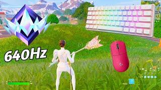 ASMR  Fortnite UNREAL RANK Gameplay  New Chapter 5 Season 1  Satisfying Keyboard 360 FPS