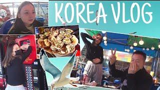 Семейная прогулка по берегу моря в Корее  KOREA VLOG