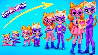 SuperKitties растут Приключения Джинни и Спаркс 32 идеи для кукол ЛОЛ