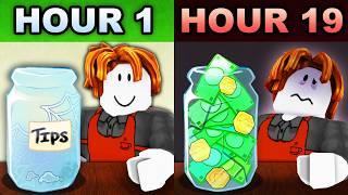 I Worked 24 Hours At Roblox JOBS