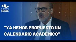 Leopoldo Múnera es optimista sobre pronto regreso a clases en la Universidad Nacional