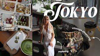 TOKYO exploring harajuku + omotesandō vintage shopping + haul food markets ︎₊ ⊹