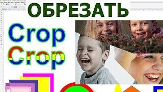 CorelDraw. Инструмент ОБРЕЗАТЬ. Tool CROP. Кадрирование. Уроки. Обучение. Курс КОРЕЛ ДРО