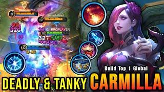 Deadly & Tanky Super Tank Carmilla MVP Plays - Build Top 1 Global Carmilla  MLBB