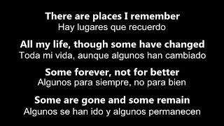  In My Life  En Mi Vida  Judy Collins - Letra en inglés y español