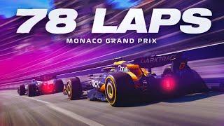 F1 24 Gameplay Monaco 100% Race Last to First - Lando Norris