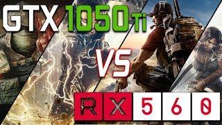 GTX 1050 Ti VS RX 560 - GPU WARS