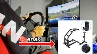 Cockpit  meja game simulator racing untuk steering wheel 1 jutaan yang recomeded