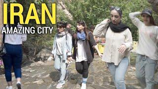 The most popular place in TEHRAN DARBAND Walking tour 4k2024