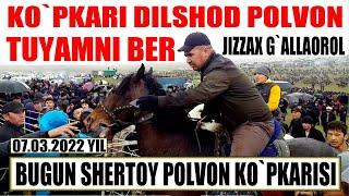 SHERTOY POLVON KOPKARISINI SOVRINLARI JIZZAX GALLAOROL