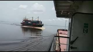 Head On Collision Between Ships  Ship Collision Catastrophic Head-On Impact  AIO Daily