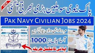 Pak Navy Civilian Jobs 2024  Pak Navy Jobs 2024