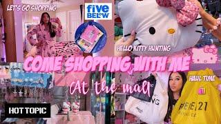 COME SHOPPING WITH ME AT THE MALL   hello kitty hunting + haul at the end