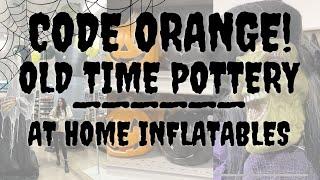 Old Time Pottery Halloween 2023 At Home Inflatables and Animatronics  Code Orange