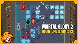 Roguelike Gladiator TBS Tournament  Mortal Glory 2  Complete Level Gameplay