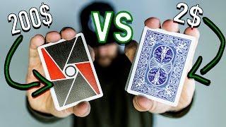 2$ Deck of Cards vs 200$ Deck of Cards