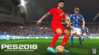 PES 2018 REALISTIC GAMEPLAY - INDONESIA VS JAPAN - FIFA MATCHDAY 2024