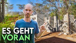 Meine Baustelle in Costa Rica - Mauer bauen und Wasserleitungen verlegen Episode 31