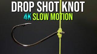 How to Tie a DROP SHOT KNOT  Knot Easy Series  Fishing Knot Tutorial