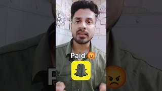 snap chat streak recover Snapchat paid service #shorts