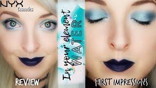 NYX COSMETICS In your element WATER Palette Rachyreviews