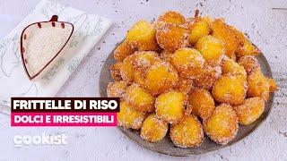 Frittelle di riso dolci come farle belle croccanti e saporite